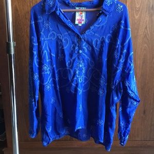 Johnny Was long sleeve top